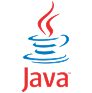 Java logo for backend and enterprise application development