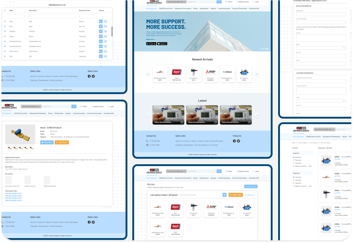 JavaScript visual design concept for digital applications